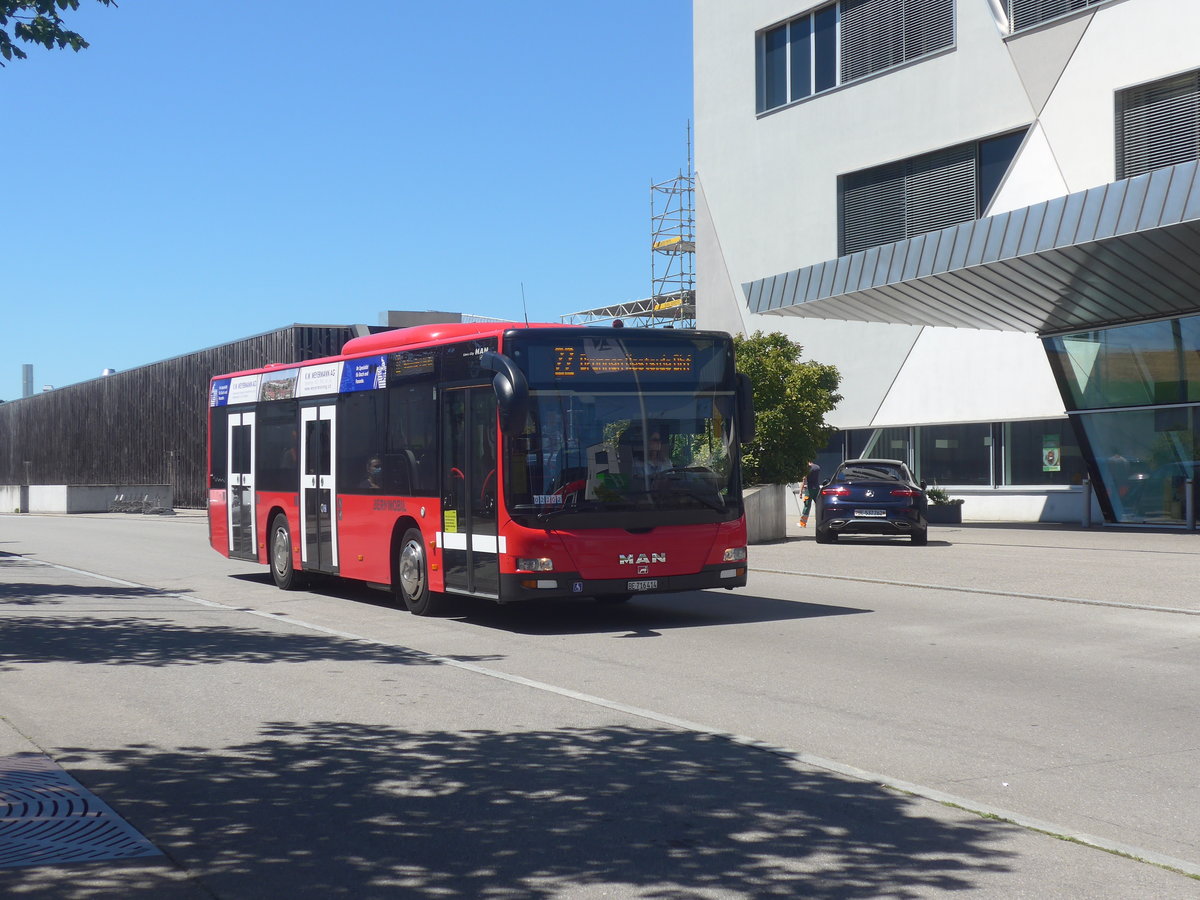 (219'217) - Bernmobil, Bern - Nr. 414/BE 716'414 - MAN am 27. Juli 2020 beim Bahnhof Bern Br�nnen Westside