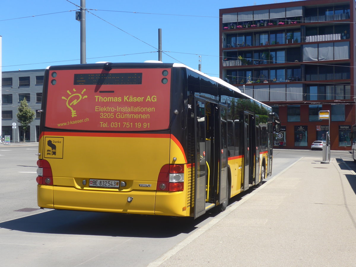 (219'219) - PostAuto Bern - Nr. 543/BE 832'543 - MAN am 27. Juli 2020 beim Bahnhof Bern Br�nnen Westside