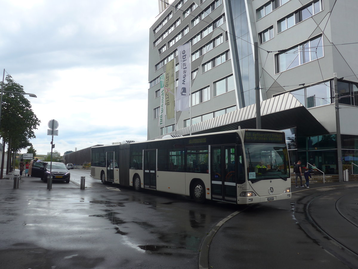 (219'397) - Interbus, Yverdon - Nr. 212/FR 300'702 - Mercedes (ex BSU Solorthurn Nr. 41) am 2. August 2020 beim Bahnhof Br�nnen Westside