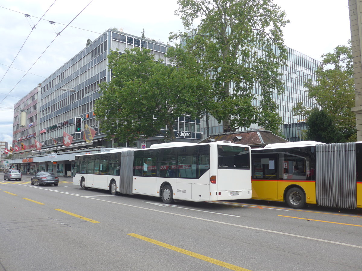 (219'454) - Intertours, Domdidier - Nr. 203/FR 300'668 - Mercedes (ex VZO Gr�ningen Nr. 53) am 2. August 2020 beim Bahnhof Bern