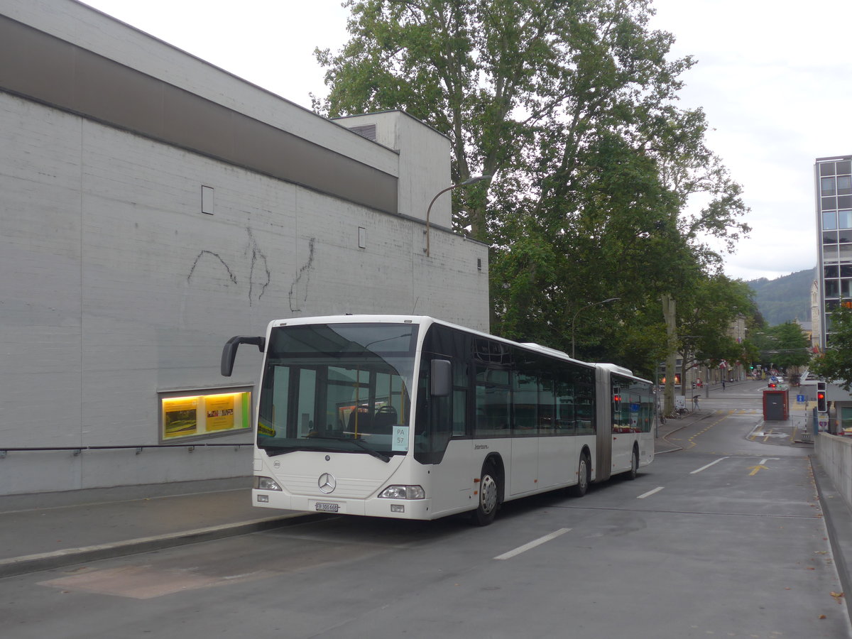 (219'473) - Bernmobil, Bern - Nr. 203/FR 300'668 - Mercedes (ex VZO Gr�ningen Nr. 53) am 2. August 2020 in Bern, Postautostation
