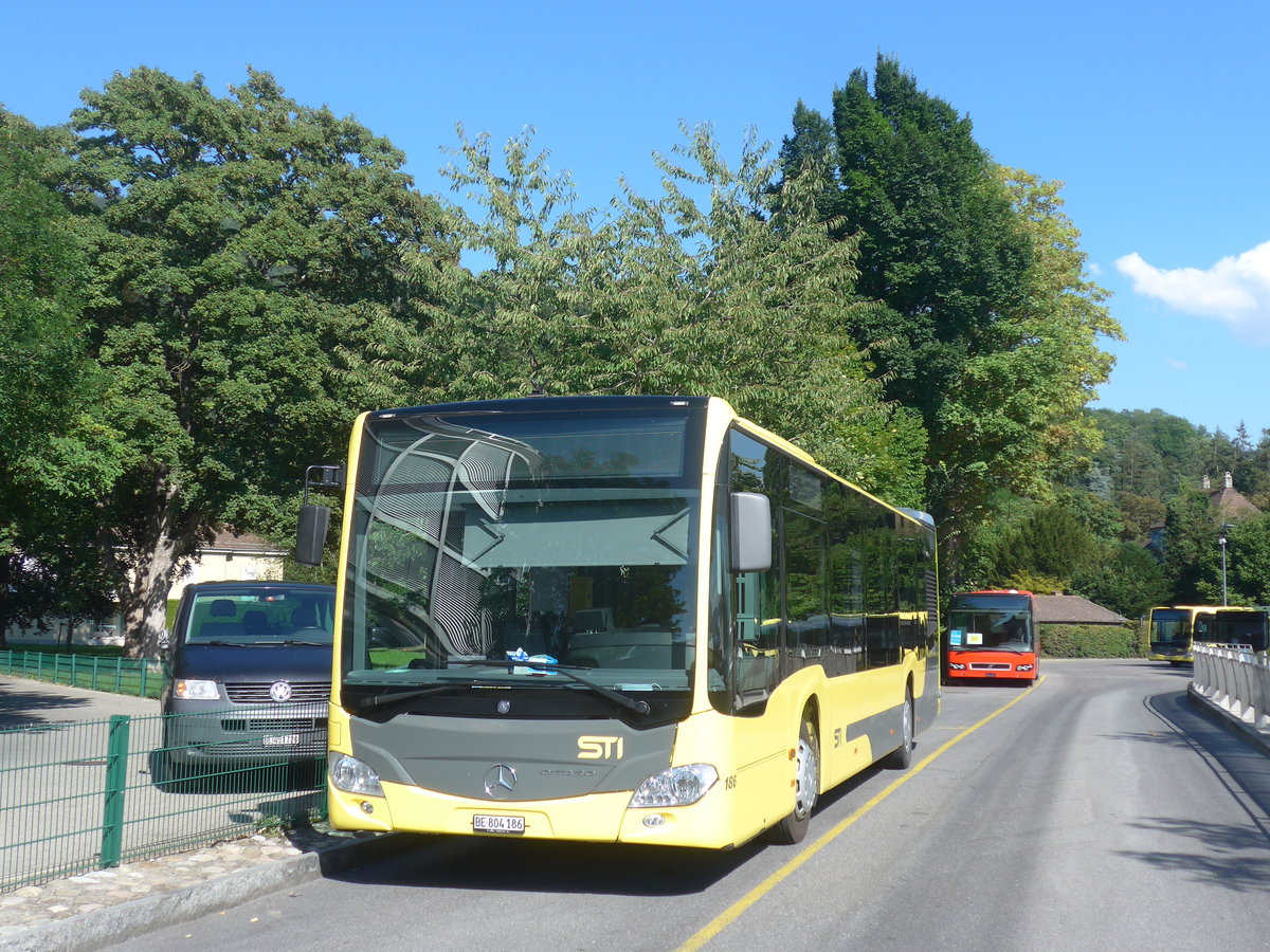 (219'502) - STI Thun - Nr. 186/BE 804'186 - Mercedes am 8. August 2020 bei der Schiffl�ndte Thun