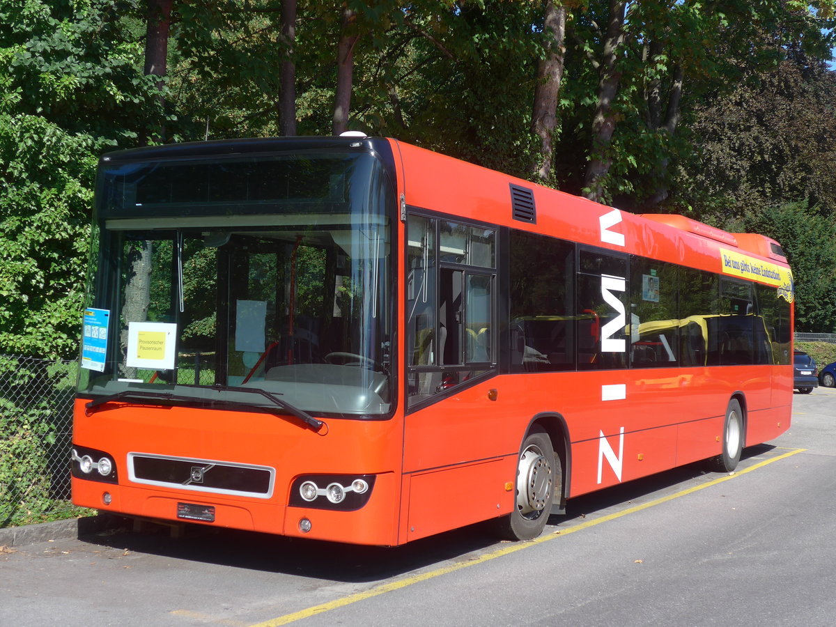 (219'504) - Buchard, Leytron - Volvo (ex AHW Horgen Nr. 27) am 8. August 2020 bei der Schiffl�ndte Thun (Einsatz STI)