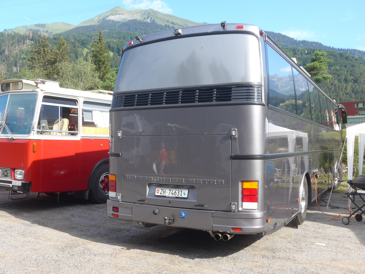 (219'696) - Felix, Gattikon - ZH 74'631 - Setra am 16. August 2020 in Gr�sch, Bergbahnen