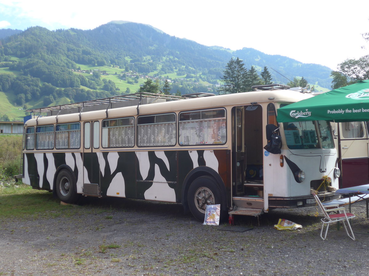 (219'733) - K�ndig, Affeltrangen - TG 184'199 - FBW/R&J (ex P 25'505; ex P 22'304) am 16. August 2020 in Gr�sch, Bergbahnen