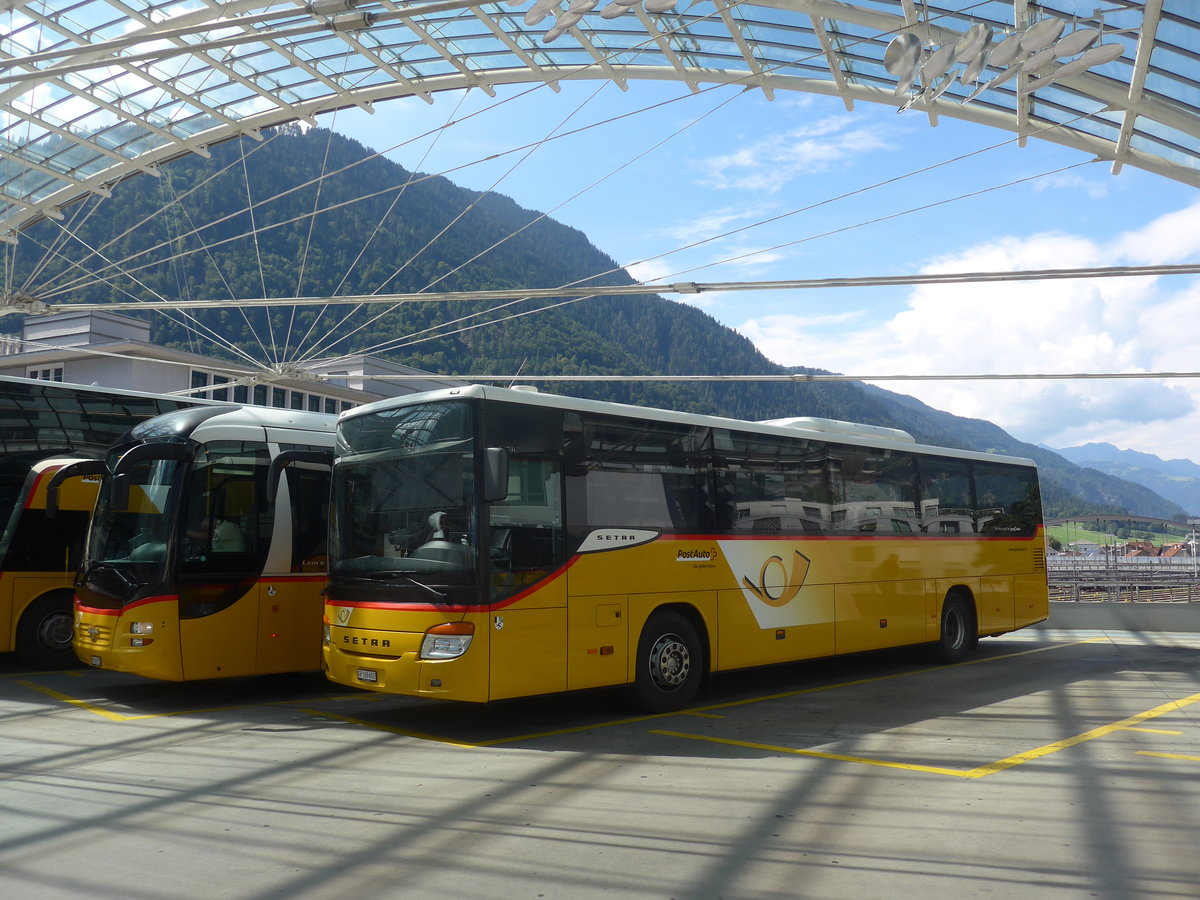 (219'759) - PostAuto Graub�nden - GR 168'602 - Setra am 16. August 2020 in Chur, Postautostation
