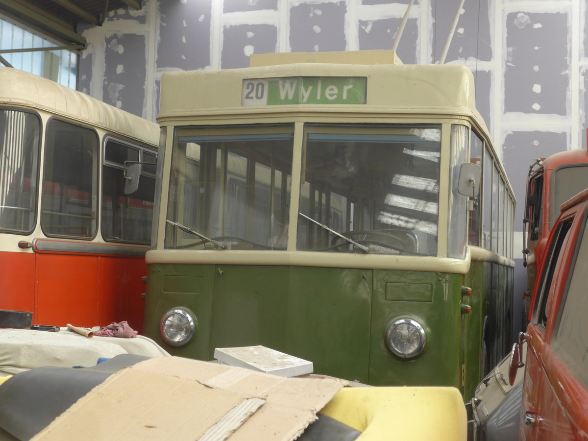 (220'106) - SVB Bern (Bernmobil historique) - Nr. 13 - FBW/Gangloff Trolleybus (ex TN Neuch�tel Nr. 107; ex TN Neuch�tel Nr. 7; ex SVB Bern Nr. 13) am 23. August 2020 in Oberburg, Ziegelgut