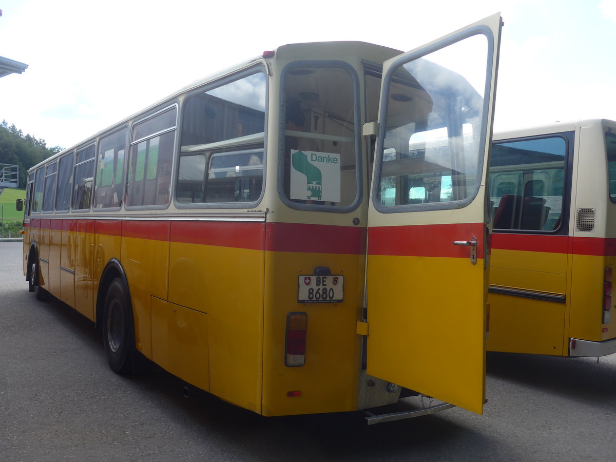 (220'116) - Schweizer, Schliern - BE 8680 - Mercedes/R&J (ex SBE Mettleneggen, Wattenwil; ex Frommelt, FL-Vaduz) am 23. August 2020 in Burgdorf, �kihof Ziegelgut