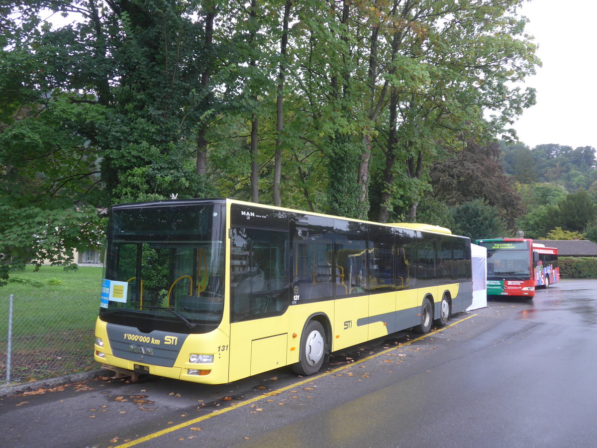 (220'172) - STI Thun - Nr. 131 - MAN am 29. August 2020 bei der Schiffl�ndte Thun