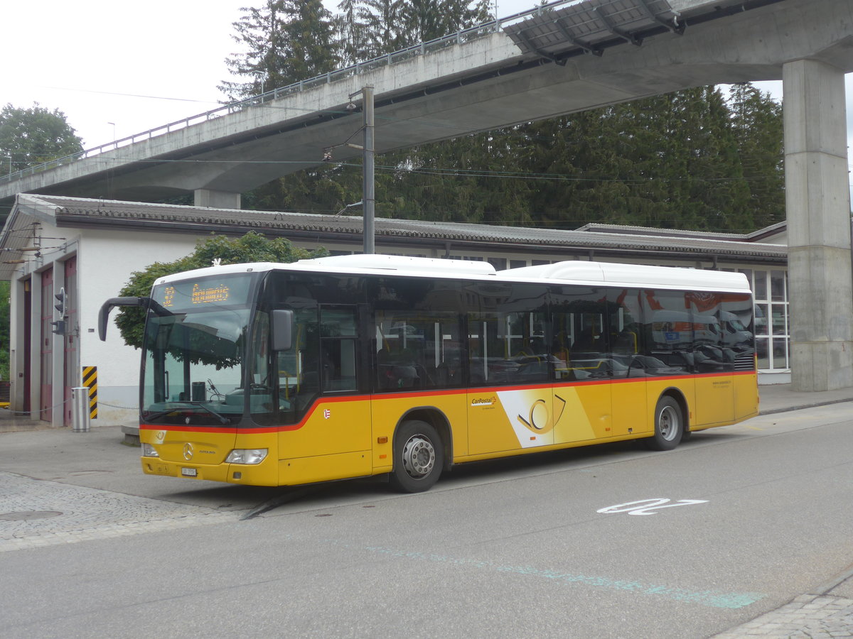 (220'408) - TSPG Saignel�gier - JU 1939 - Mercedes am 31. August 2020 beim Bahnhof Tramelan