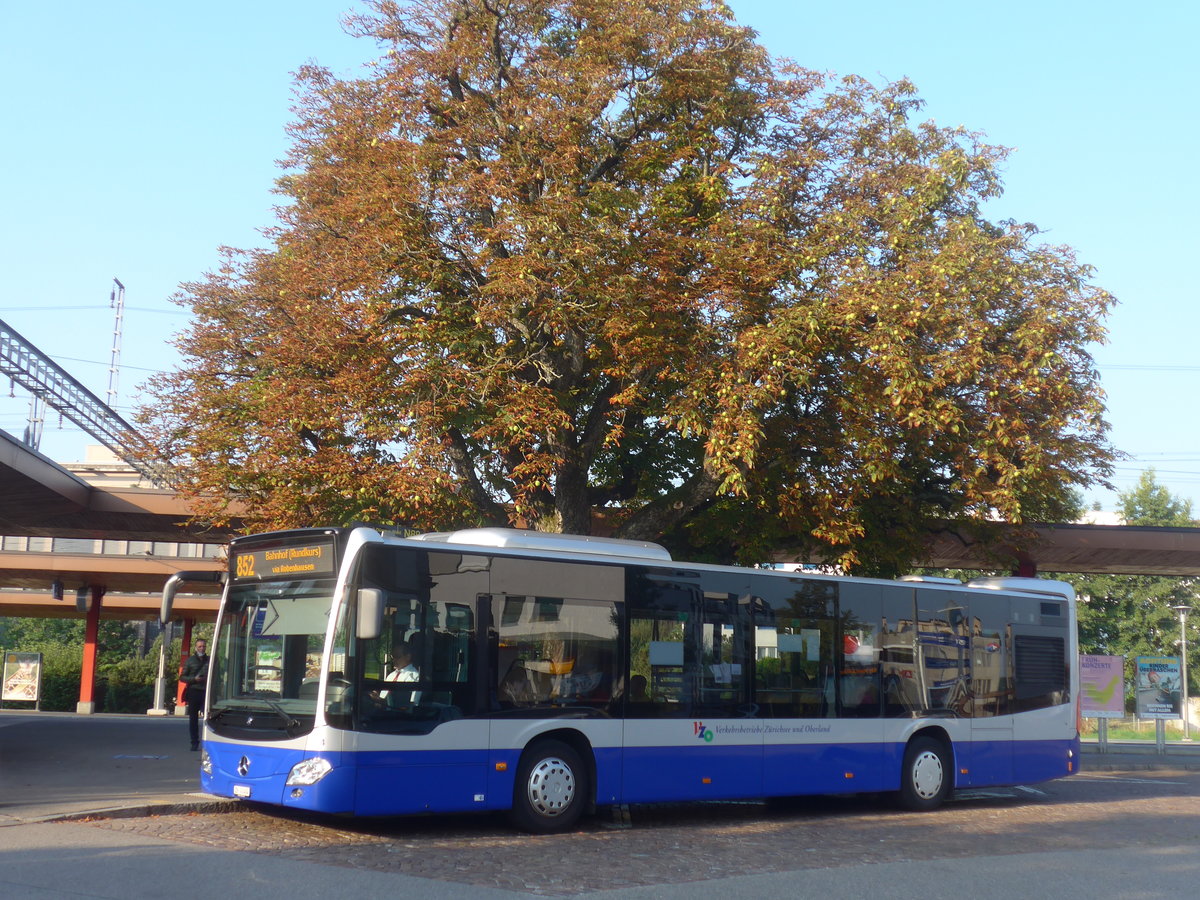 (220'566) - VZO Gr�ningen - Nr. 4/ZH 41'404 - Mercedes am 12. September 2020 beim Bahnhof Wetzikon