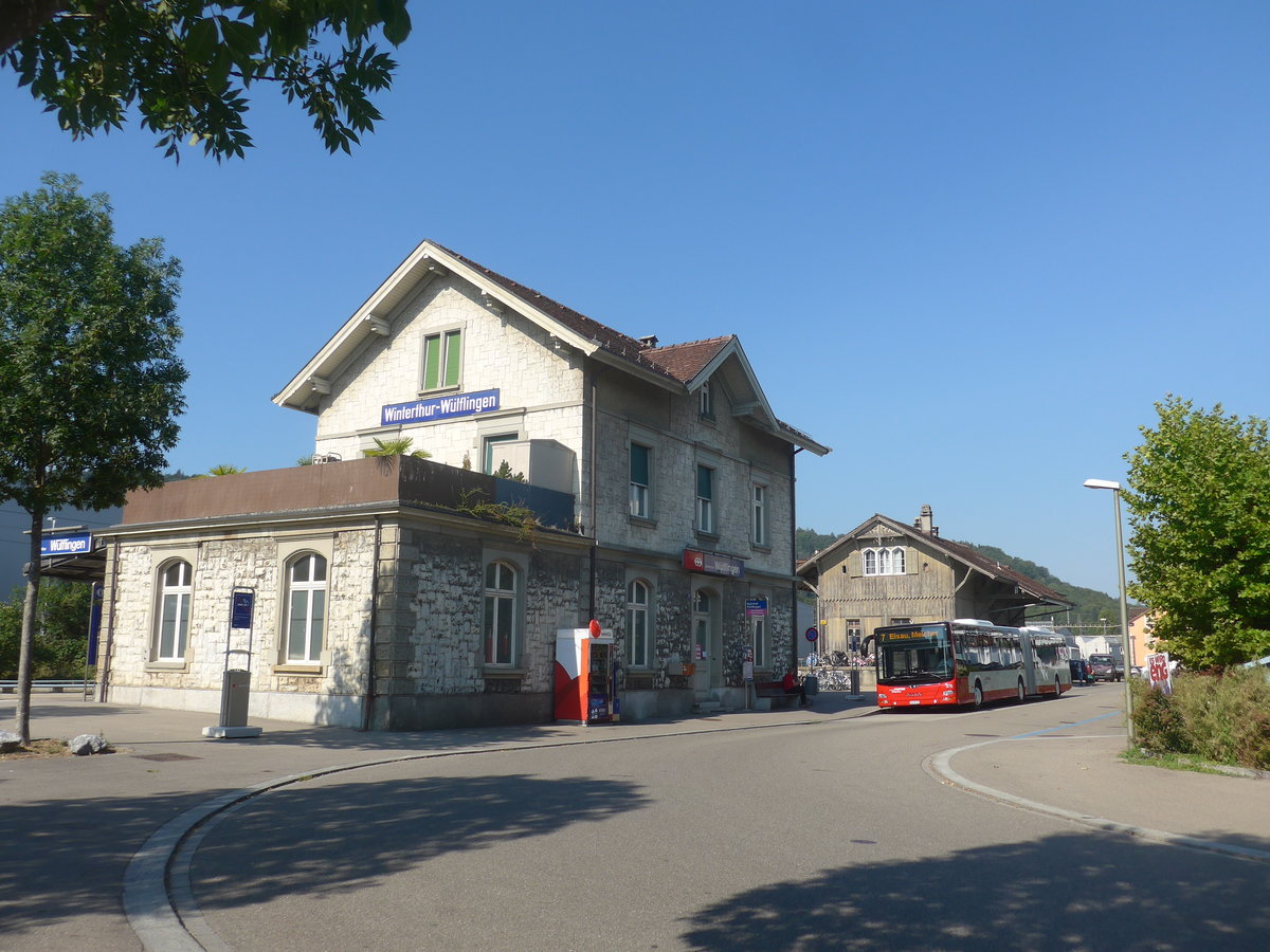 (220'608) - SW Winterthur - Nr. 376/ZH 619'376 - MAN am 12. September 2020 beim Bahnhof Winterthur W�lflingen