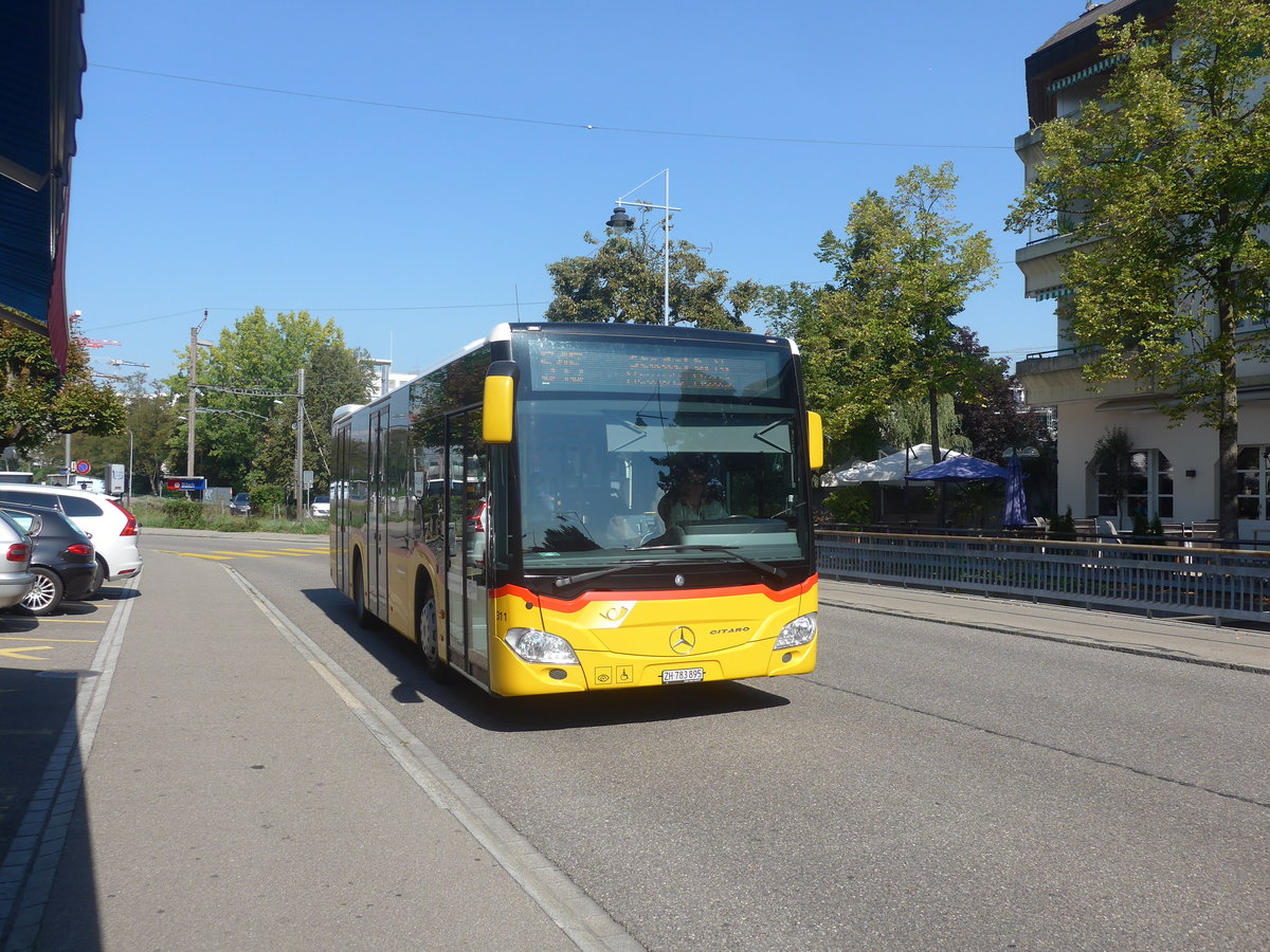 (220'621) - ASN Stadel - Nr. 311/ZH 783'895 - Mercedes am 12. September 2020 beim Bahnhof B�lach