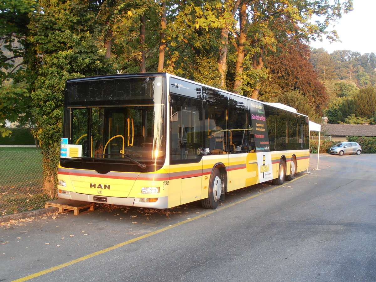 (220'800) - STI Thun - Nr. 132 - MAN am 18. September 2020 bei der Schiffl�ndte Thun