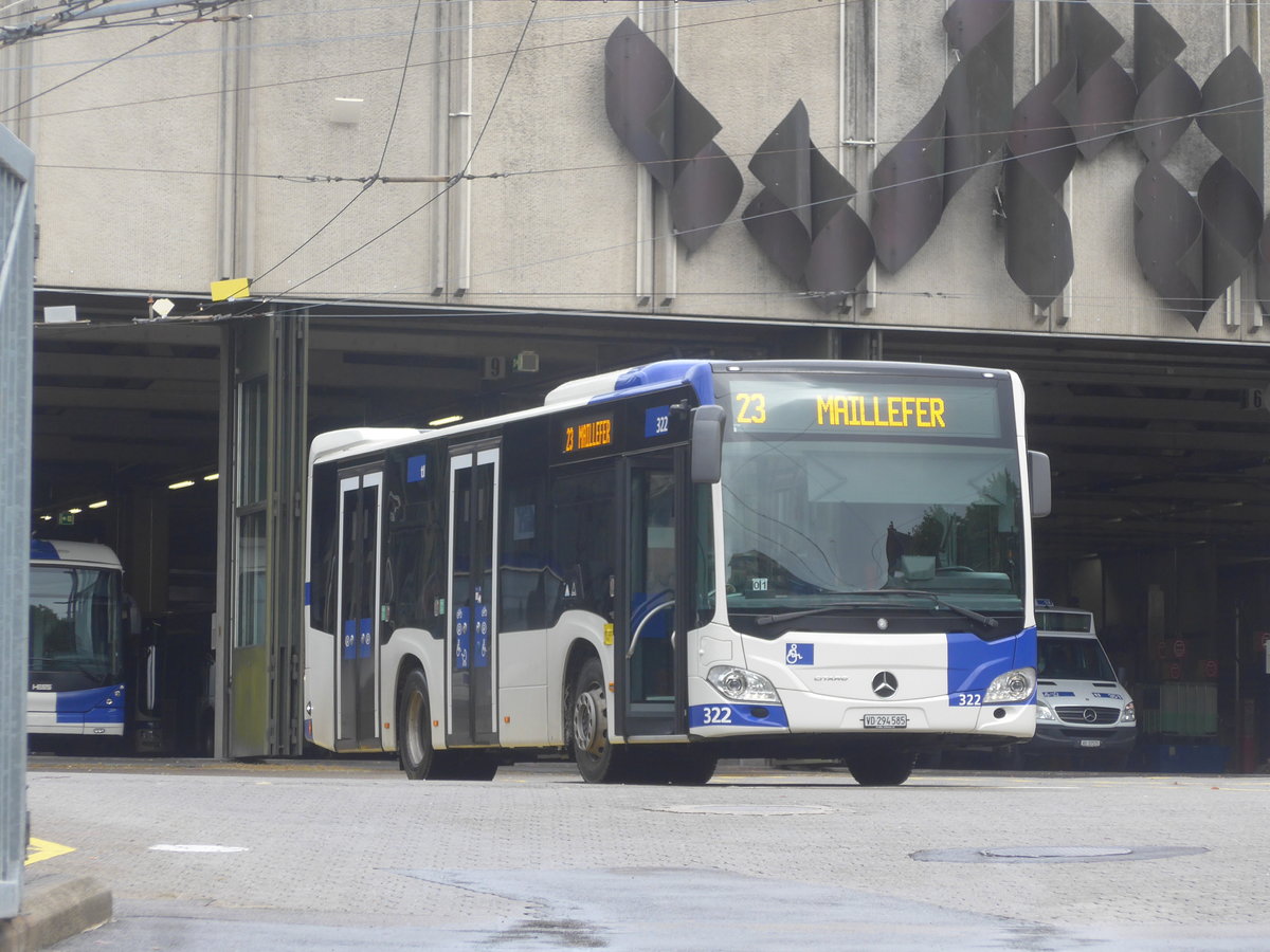 (221'027) - TL Lausanne - Nr. 294'585 - Mercedes am 23. September 2020 in Lausanne, D�p�t Borde