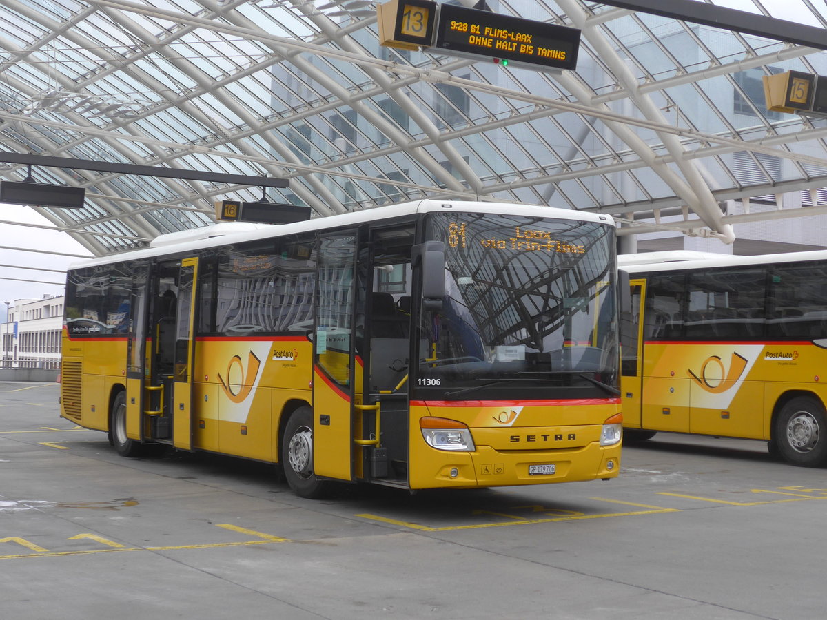 (221'433) - PostAuto Graub�nden - GR 179'706 - Setra am 26. September 2020 in Chur, Postautostation