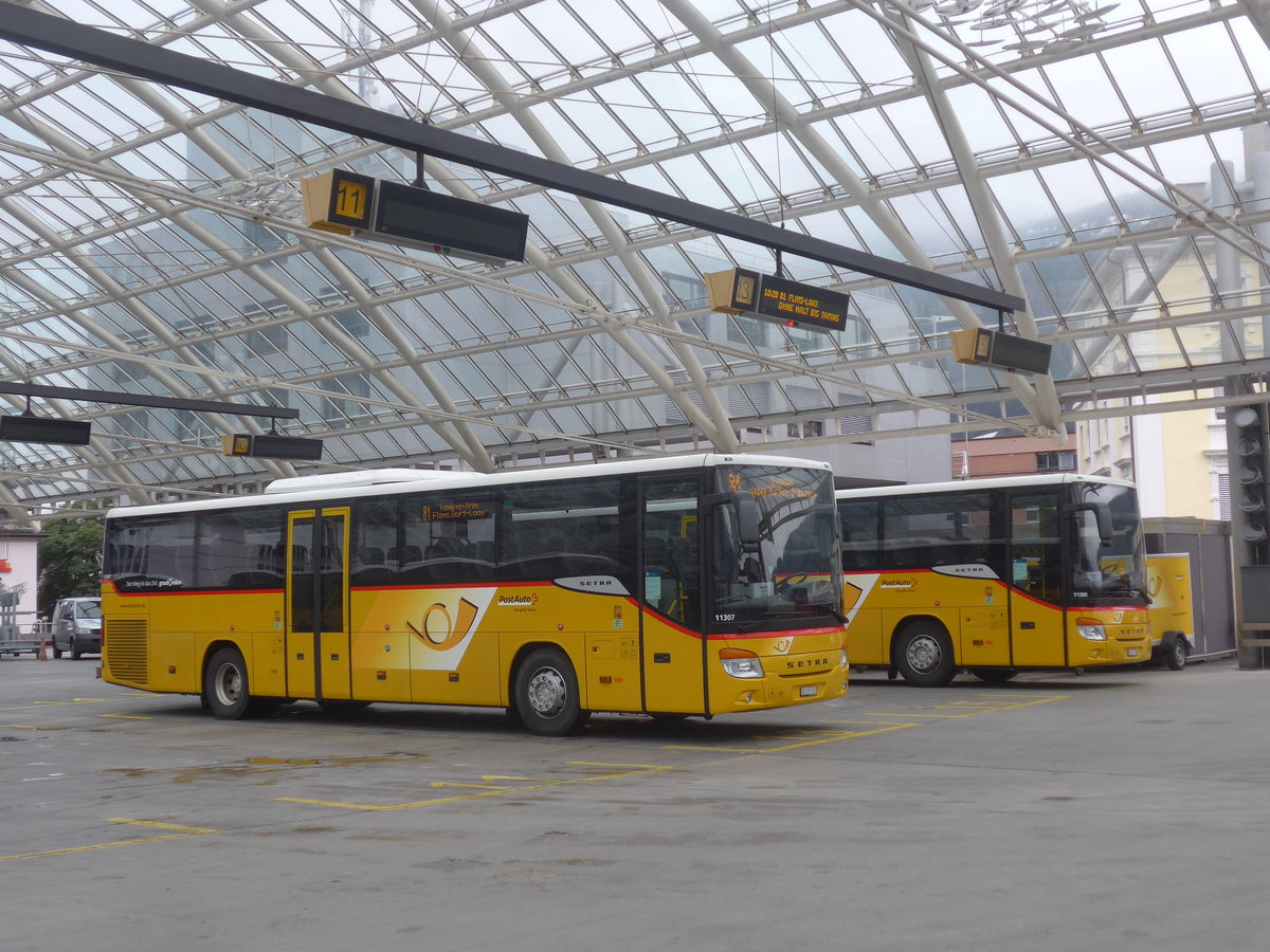 (221'455) - PostAuto Graub�nden - GR 179'707 - Setra am 26. September 2020 in Chur, Postautostation