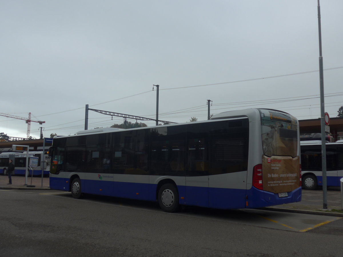 (221'779) - VZO Gr�ningen - Nr. 8/ZH 41'408 - Mercedes am 12. Oktober 2020 beim Bahnhof Wetzikon