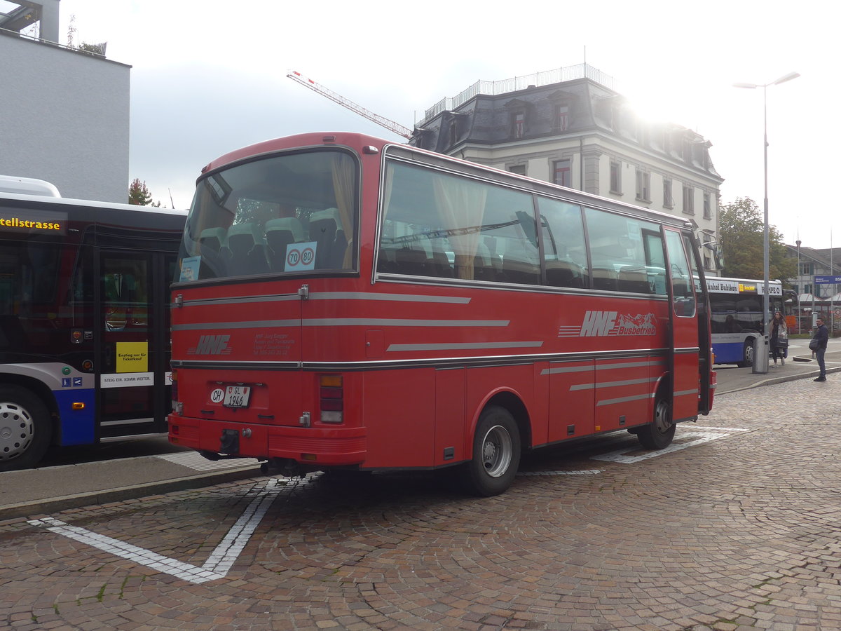 (221'797) - Biegger, Uster - Nr. 31/GL 1946 - Setra (ex AFA Adelboden Nr. 31; ex AFA Adelboden Nr. 10; ex Fr�hlich, Z�rich) am 12. Oktober 2020 beim Bahnhof Wetzikon