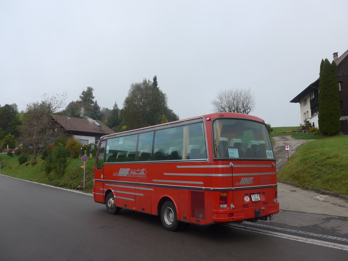 (221'812) - Biegger, Uster - Nr. 31/GL 1946 - Setra (ex AFA Adelboden Nr. 31; ex AFA Adelboden Nr. 10; ex Fr�hlich, Z�rich) am 12. Oktober 2020 in Gh�ch, Rest. Berg