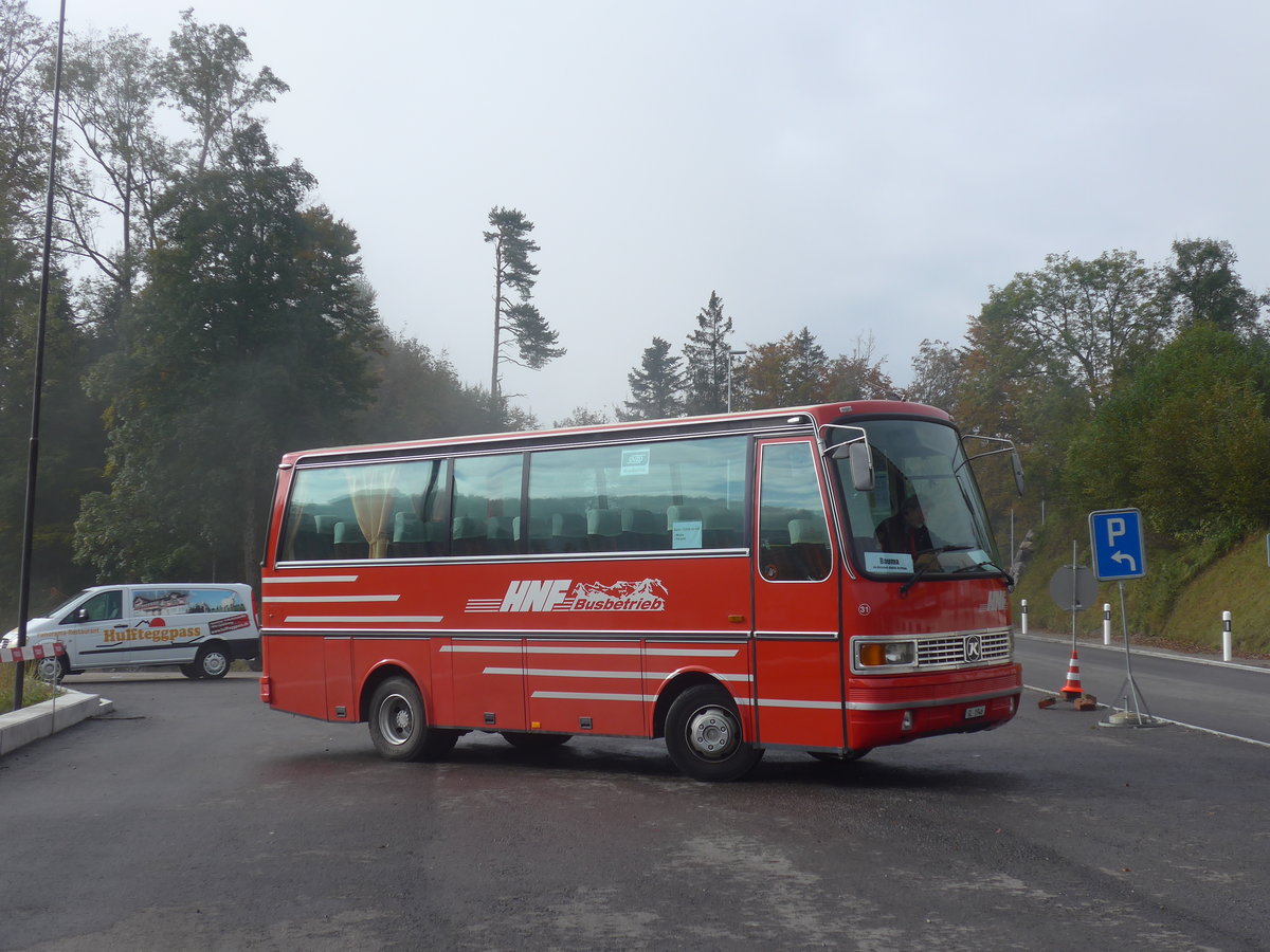 (221'820) - Biegger, Uster - Nr. 31/GL 1946 - Setra (ex AFA Adelboden Nr. 31; ex AFA Adelboden Nr. 10; ex Fr�hlich, Z�rich) am 12. Oktober 2020 in M�hlr�ti, Hulftegg