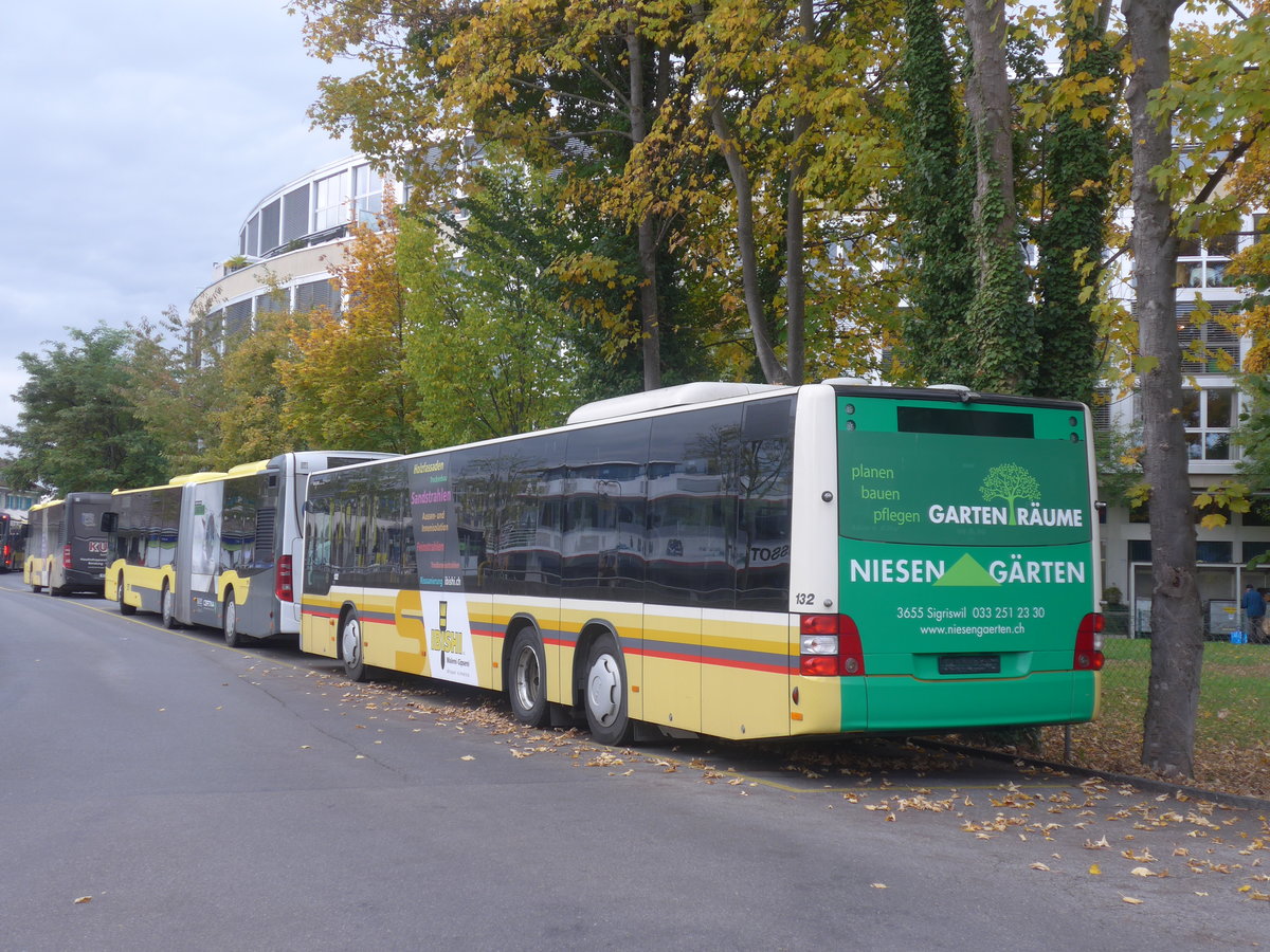 (221'939) - STI Thun - Nr. 132 - MAN am 17. Oktober 2020 bei der Schiffl�ndte Thun