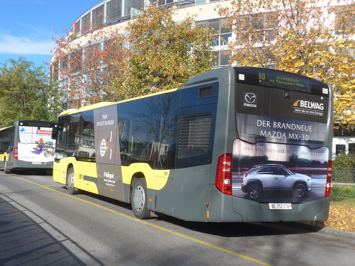 (222'849) - STI Thun - Nr. 176/BE 752'176 - Mercedes am 2. November 2020 bei der Schiffl�ndte Thun