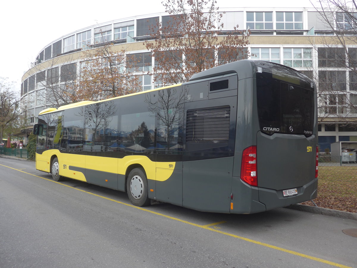 (223'051) - STI Thun - Nr. 410/BE 866'410 - Mercedes am 20. Dezember 2020 bei der Schiffl�ndte Thun