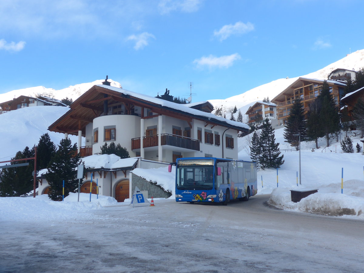 (223'203) - Pfosi, Arosa - Nr. 7/GR 154'247 - Mercedes am 2. Januar 2021 in Arosa, H�rnli