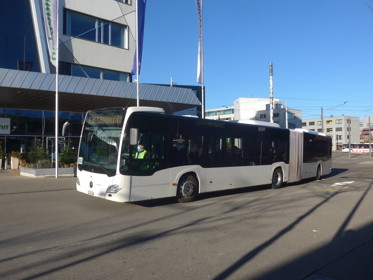 (223'693) - Intertours, Domdidier - Nr. 201/FR 300'468 - Mercedes am 21. Februar 2021 beim Bahnhof Bern Br�nnen Westside