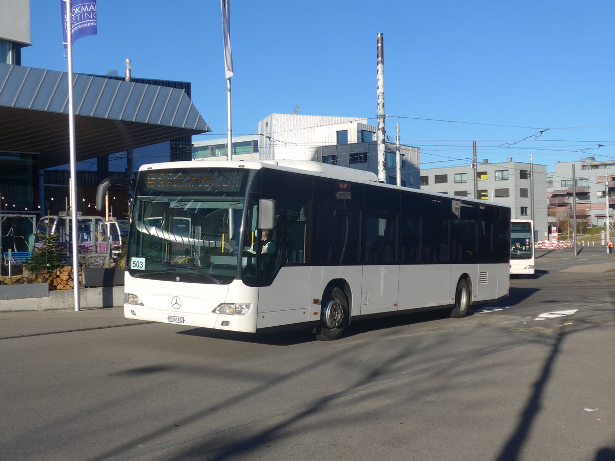 (223'694) - Intertours, Domdidier - FR 300'482 - Mercedes (ex PostAuto Bern Nr. 9; ex Klopfstein, Laupen Nr. 9) am 21. Februar 2021 beim Bahnhof Bern Br�nnen Westside