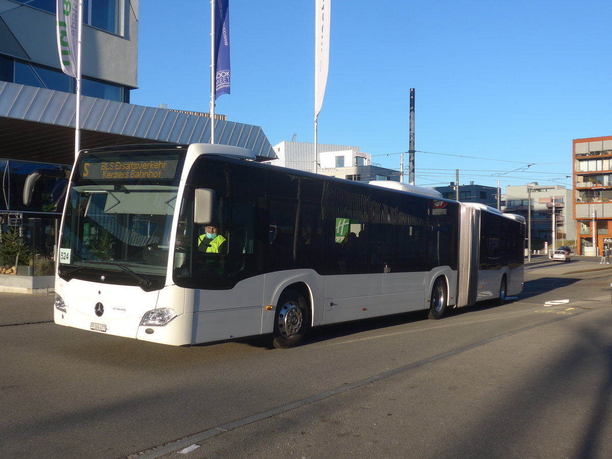 (223'699) - Intertours, Domdidier - Nr. 202/FR 300'477 - Mercedes am 21. Februar 2021 beim Bahnhof Bern Br�nnen Westside