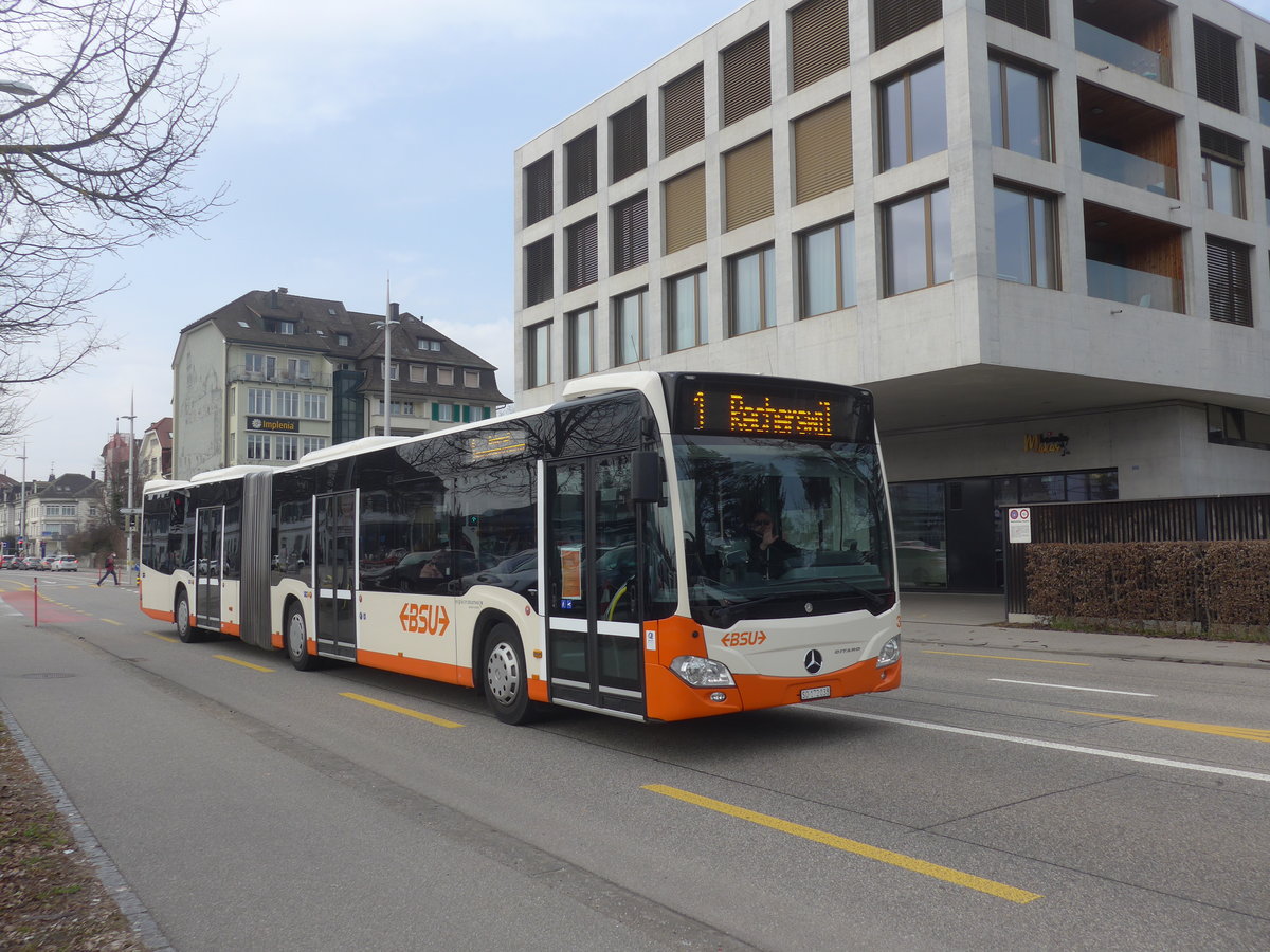 (223'945) - BSU Solothurn - Nr. 38/SO 172'038 - Mercedes am 4. M�rz 2021 beim Hauptbahnhof Solothurn