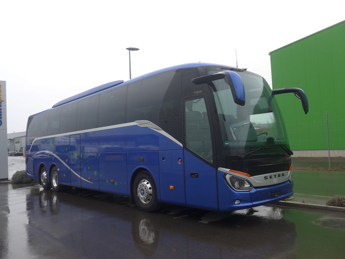 (223'974) - Aus Deutschland: Overhoff, Marl - (RE-GB 5162) - Setra am 7. M�rz 2021 in Kerzers, Interbus