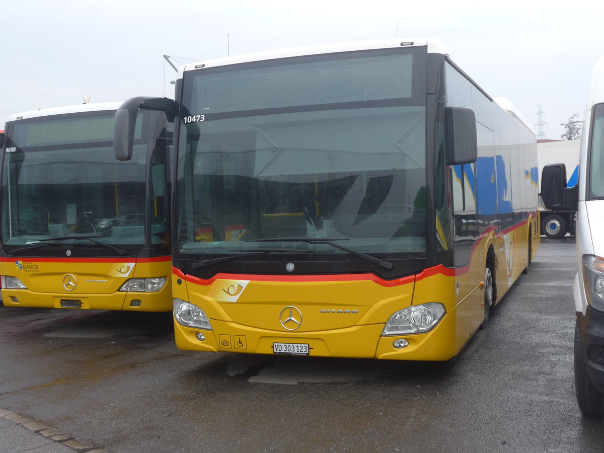 (223'976) - CarPostal Ouest - VD 303'123 - Mercedes (ex Rossier, Lussy) am 7. M�rz 2021 in Kerzers, Interbus