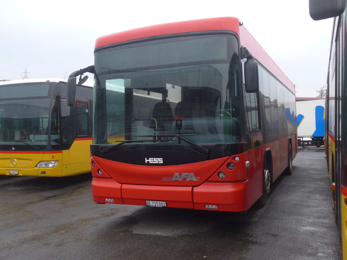 (223'980) - AFA Adelboden - Nr. 50/BE 715'002 - Scania/Hess am 7. M�rz 2021 in Kerzers, Interbus