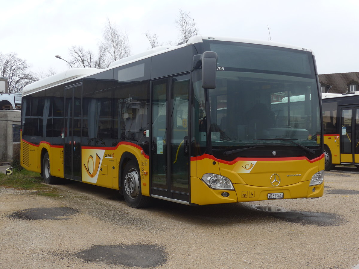 (224'209) - CarPostal Ouest - VD 613'444 - Mercedes am 14. M�rz 2021 in Yverdon, Garage