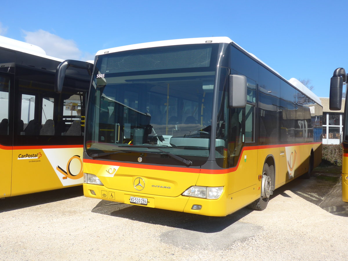 (224'313) - CarPostal Ouest - VD 510'284 - Mercedes am 20. M�rz 2021 in Yverdon, Garage