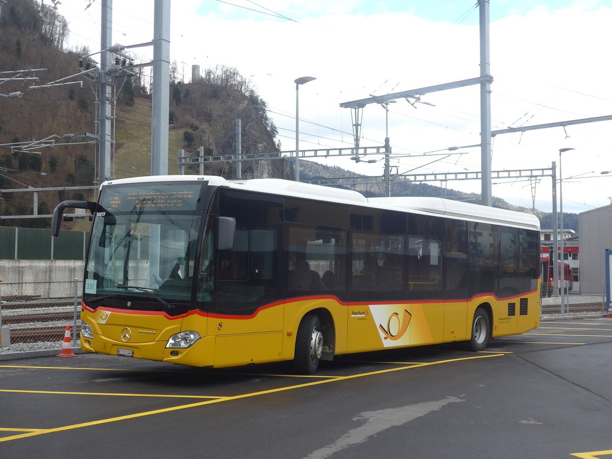 (224'398) - Fl�ck, Brienz - Nr. 5/BE 113'349 - Mercedes am 27. M�rz 2021 beim Bahnhof Stansstad