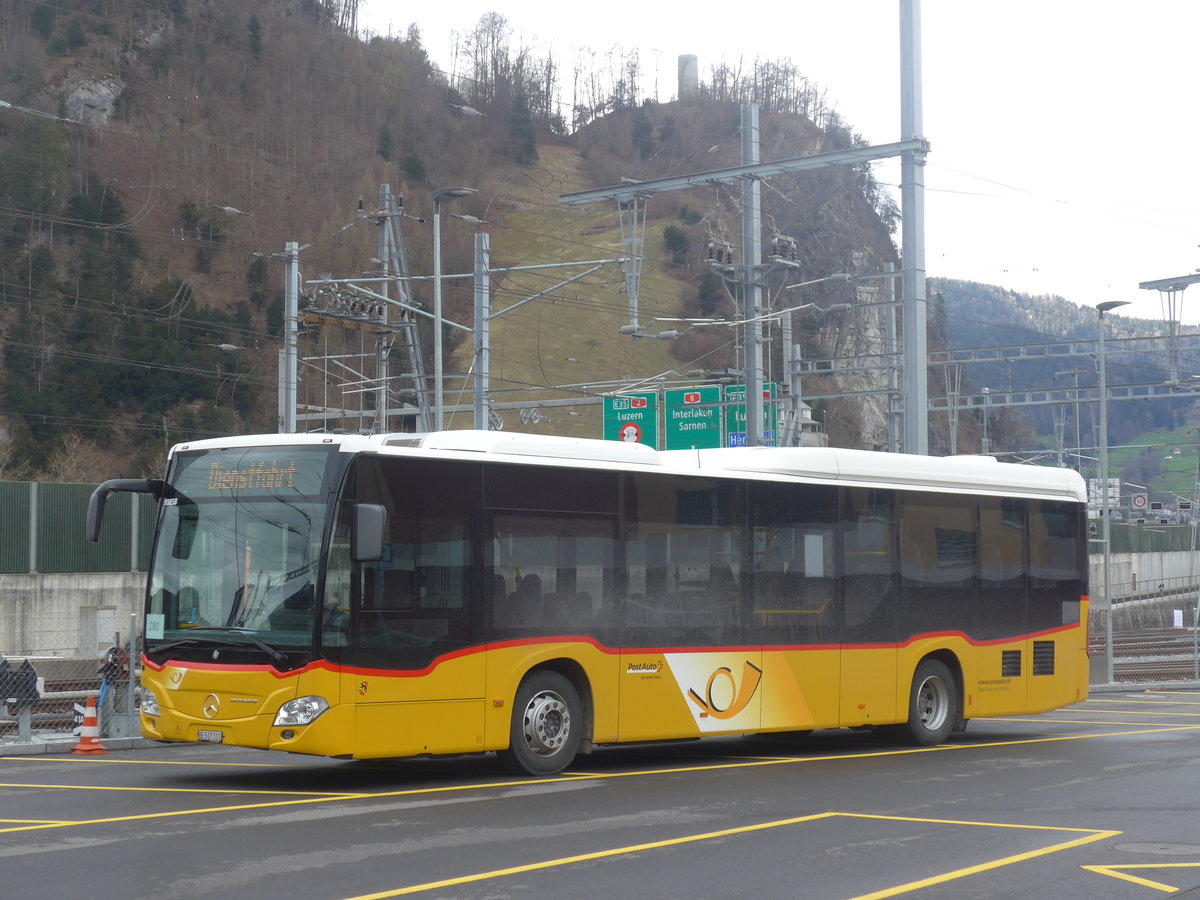 (224'410) - Fl�ck, Brienz - Nr. 4/BE 517'311 - Mercedes am 27. M�rz 2021 beim Bahnhof Stansstad