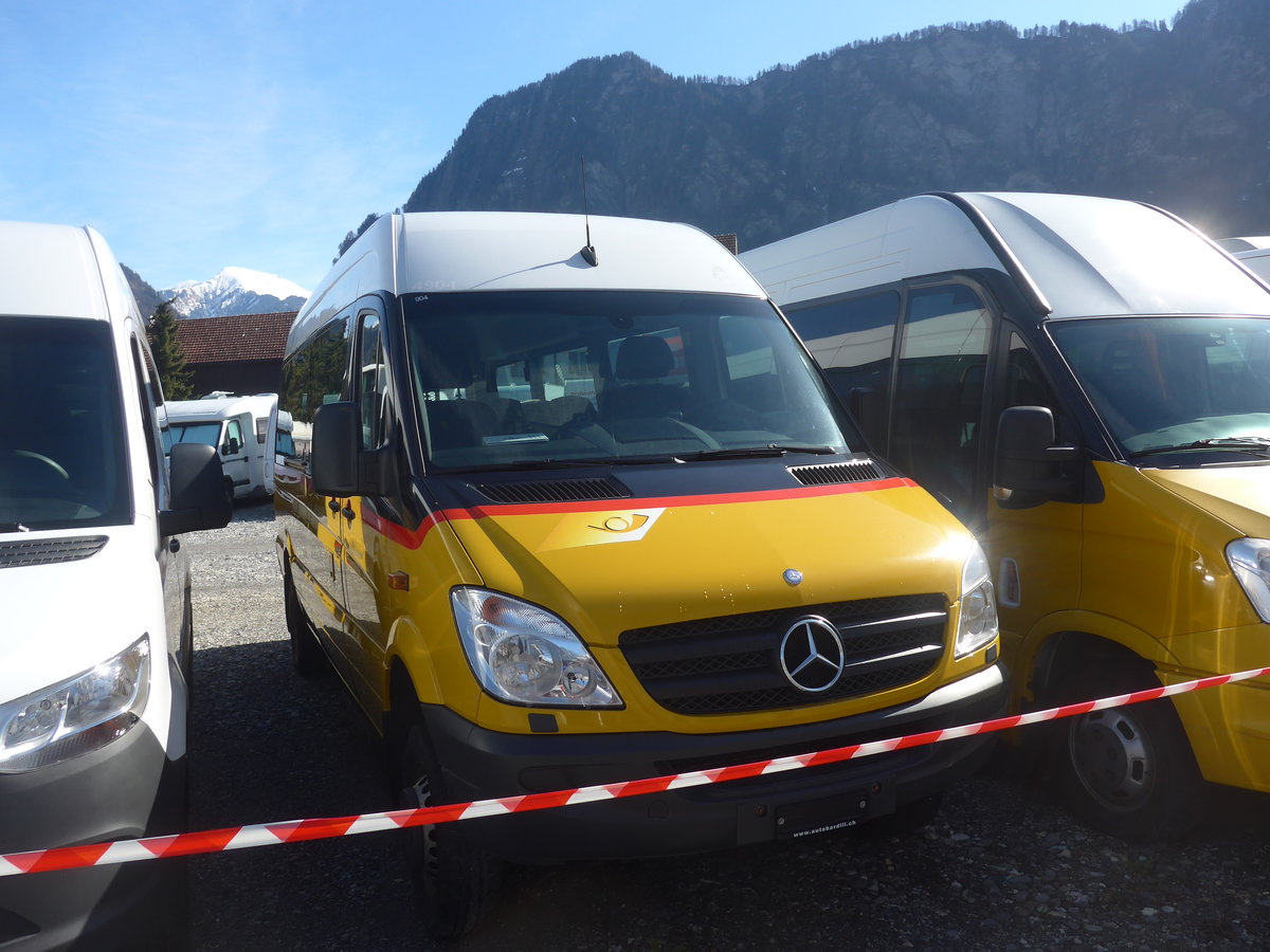 (224'503) - PostAuto Graub�nden - (GR 175'248) - Mercedes (ex PostAuto Ostschweiz; ex Haas, Eggerstanden) am 28. M�rz 2021 in Landquart, Garage Bardill