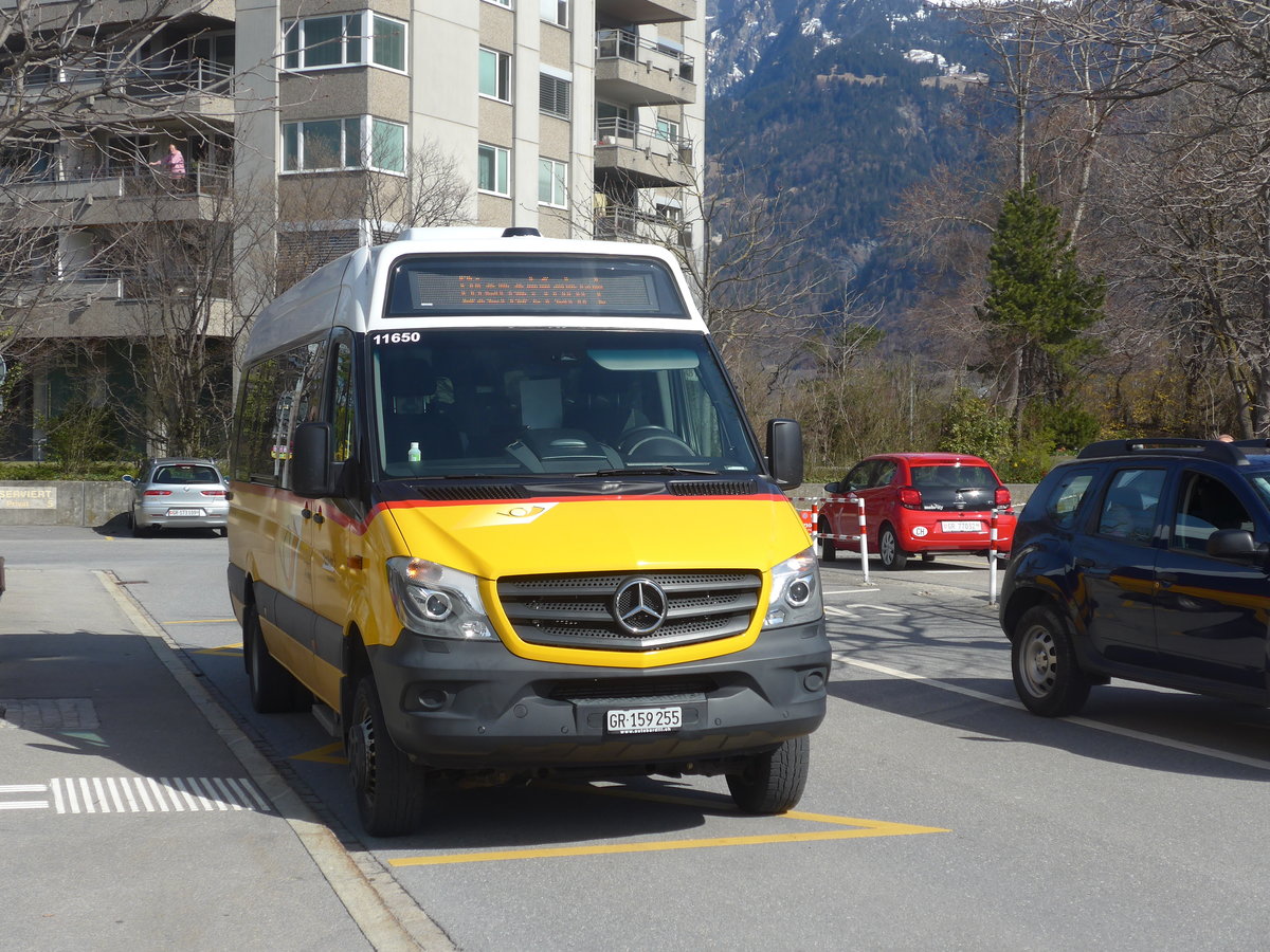 (224'513) - Bardill, Landquart - GR 159'255 - Mercedes am 28. M�rz 2021 beim Bahnhof Landquart