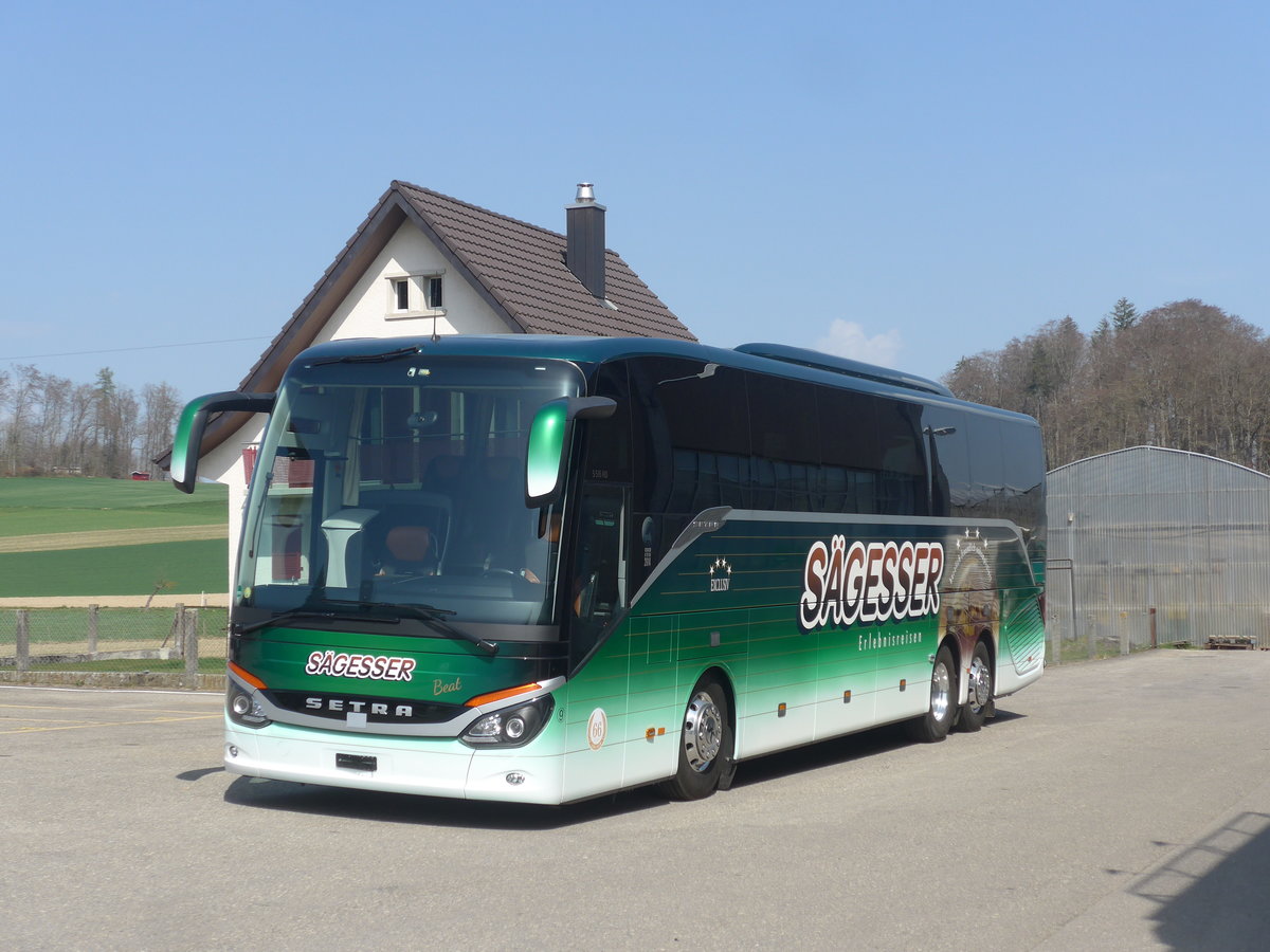 (224'726) - S�gesser, Wintersingen - Nr. 9 - Setra am 2. April 2021 in B�chslen, Remund