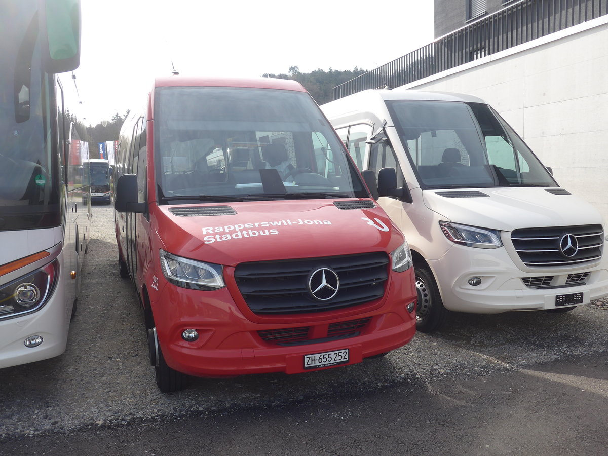 (224'875) - VZO Gr�ningen - Nr. 252/ZH 655'252 - Mercedes am 11. April 2021 in Winterthur, EvoBus