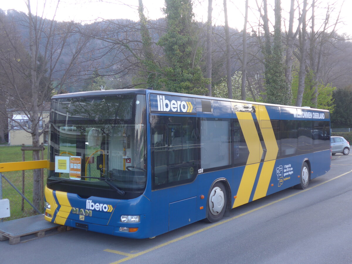 (225'211) - STI Thun - Nr. 128 - MAN am 24. April 2021 bei der Schiffl�ndte Thun