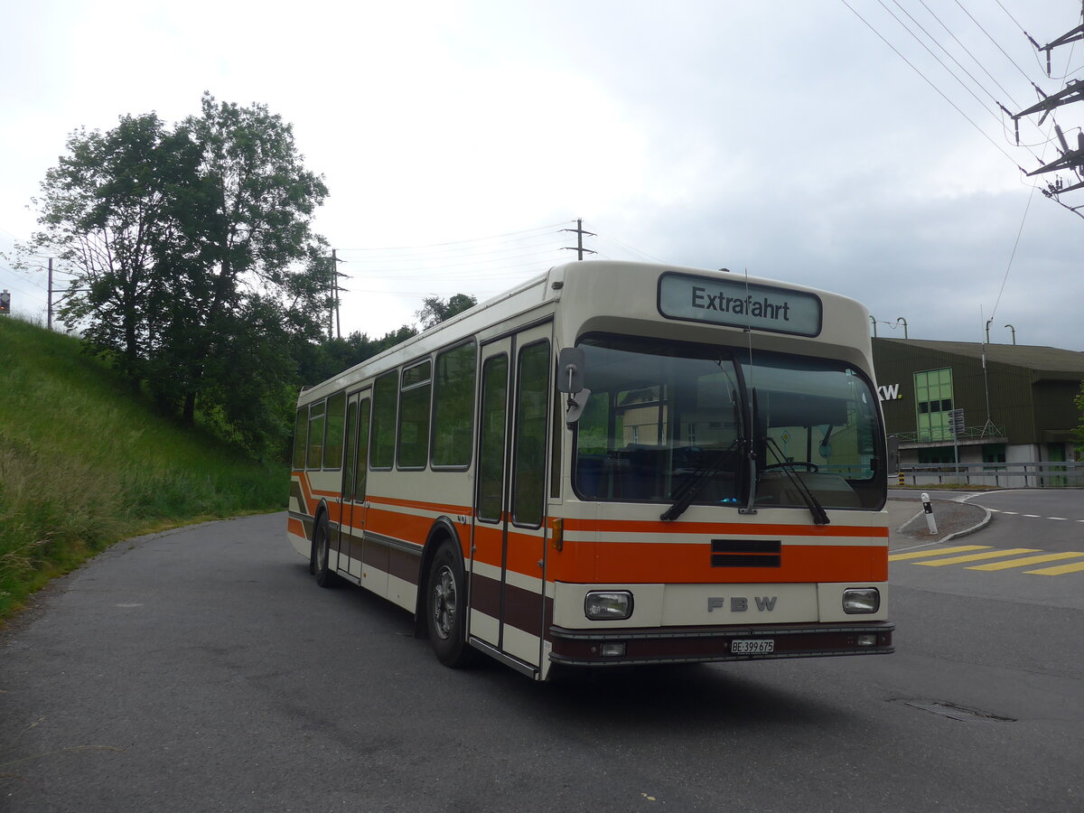 (225'761) - Wegm�ller, M�nsingen - BE 399'675 - FBW/R&J (ex Bamert, Wollerau) am 6. Juni 2021 in K�ssnacht, Rest. Frohsinn