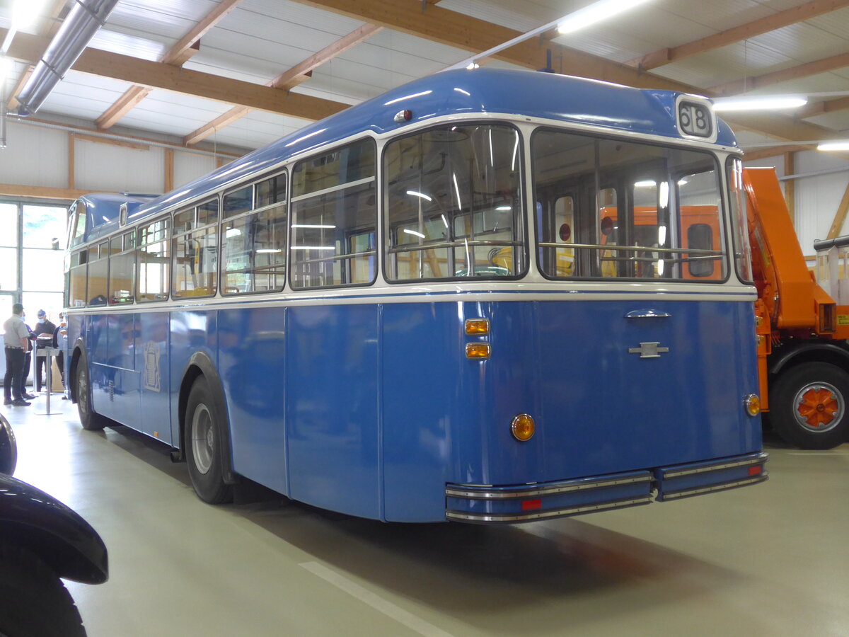 (225'787) - VBZ Z�rich (FBW-Club) - Nr. 239 - FBW/T�scher Hochlenker (ex Kamm, Schlieren; ex VBZ Z�rich Nr. 239; ex VBZ Z�rich Nr. 219) am 6. Juni 2021 in Wetzikon, FBW-Museum
