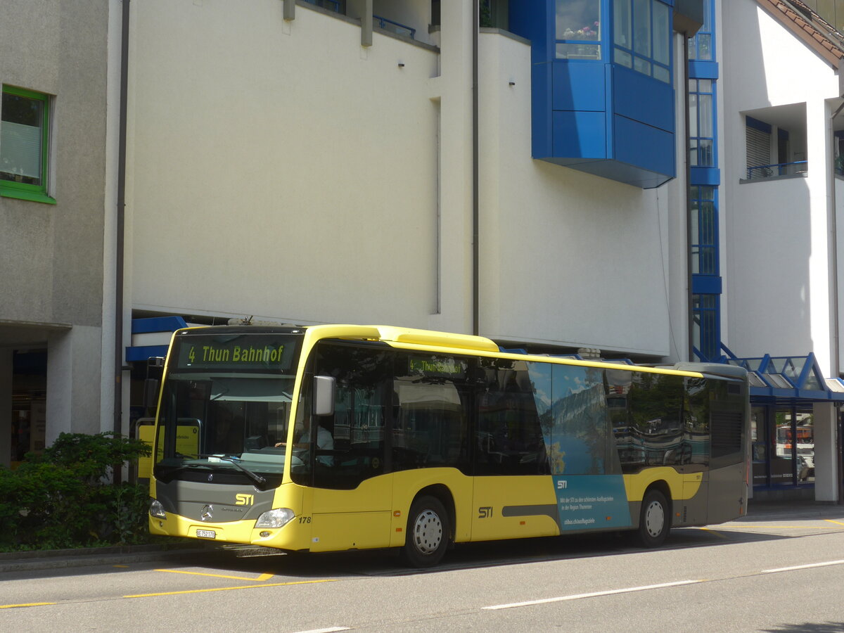 (225'988) - STI Thun - Nr. 178/BE 752'178 - Mercedes am 23. Juni 2021 in Thun, Postbr�cke