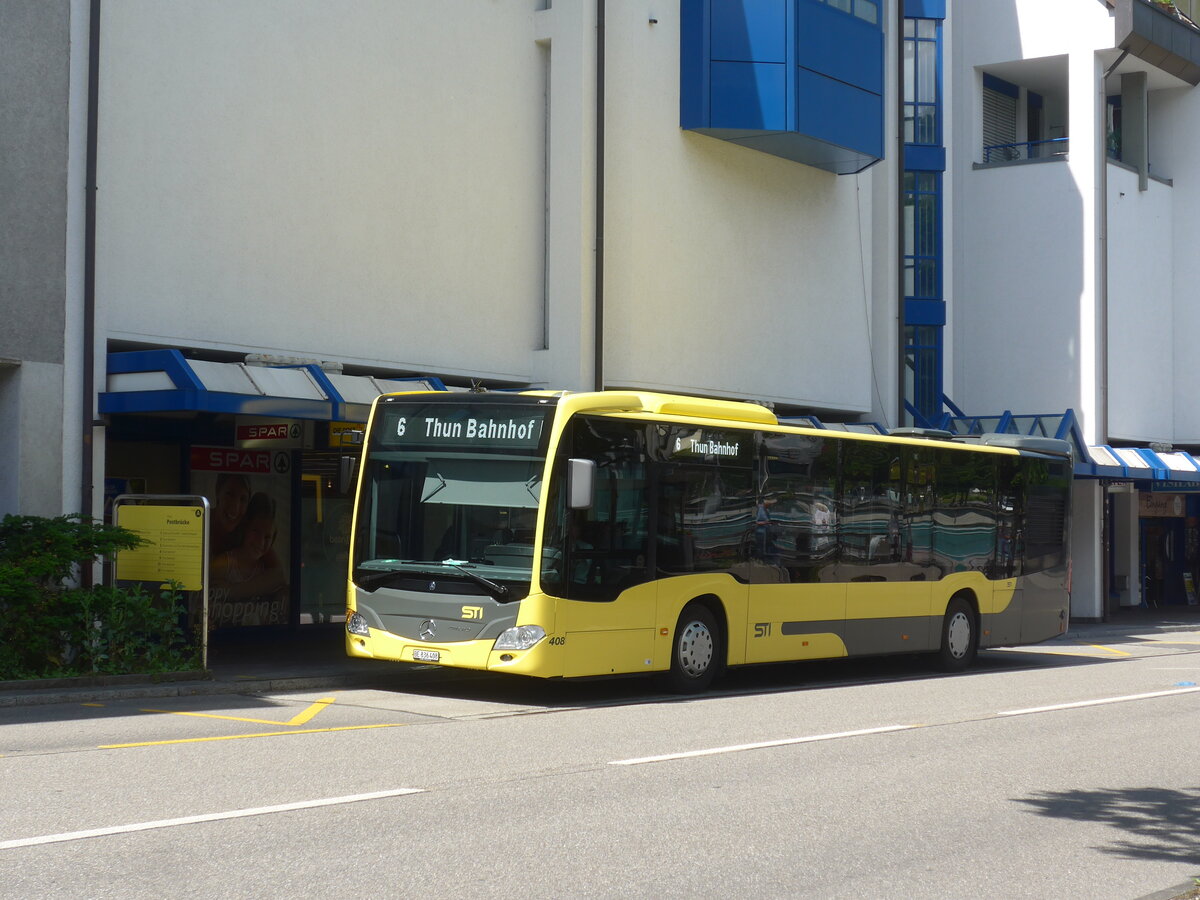 (225'991) - STI Thun - Nr. 408/BE 846'408 - Mercedes am 23. Juni 2021 in Thun, Postbr�cke