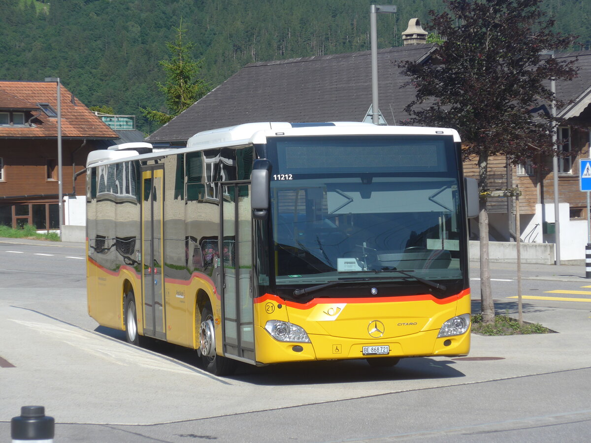 (226'247) - Fl�ck, Brienz - Nr. 21/BE 868'721 - Mercedes am 10. Juli 2021 in Innertkirchen, Grimseltor